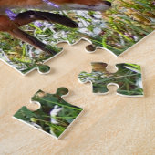 Red Fox in de Bluebells Legpuzzel (Zijkant)