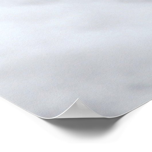 Red Fox in de sneeuw Poster (Hoek)