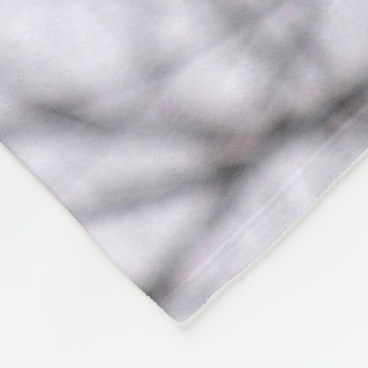 Red Fox in de winter Fleece Deken (Hoek)