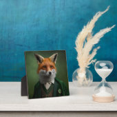 Red Fox in een Green St. Patrick's Day Suit Fotoplaat (Insitu)
