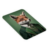 Red Fox in een Green St. Patrick's Day Suit Magneet (Rechterzijde)