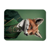 Red Fox in een Green St. Patrick's Day Suit Magneet (Horizontaal)