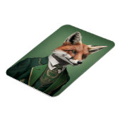 Red Fox in een Green St. Patrick's Day Suit Magneet (Linkerzijde)