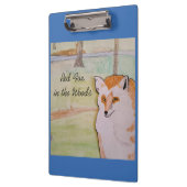 Red Fox in het Bos Klembord (Links)