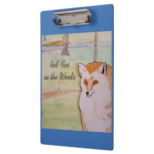 Red Fox in het Bos Klembord (Links)