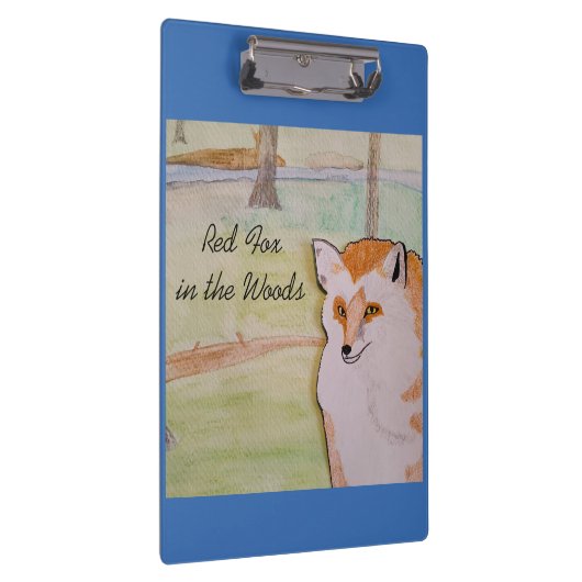 Red Fox in het Bos Klembord (Rechts)