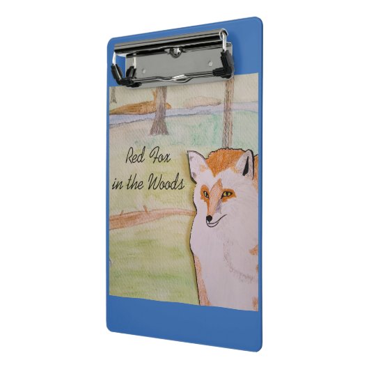 Red Fox in het Bos Mini Klembord (Angled2)