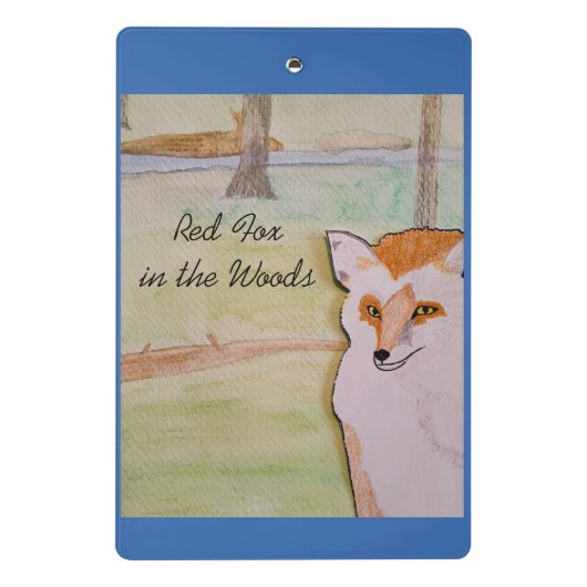 Red Fox in het Bos Mini Klembord (Achterkant)