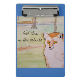 Red Fox in het Bos Mini Klembord