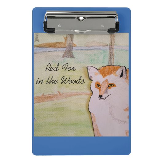 Red Fox in het Bos Mini Klembord (Voorkant)