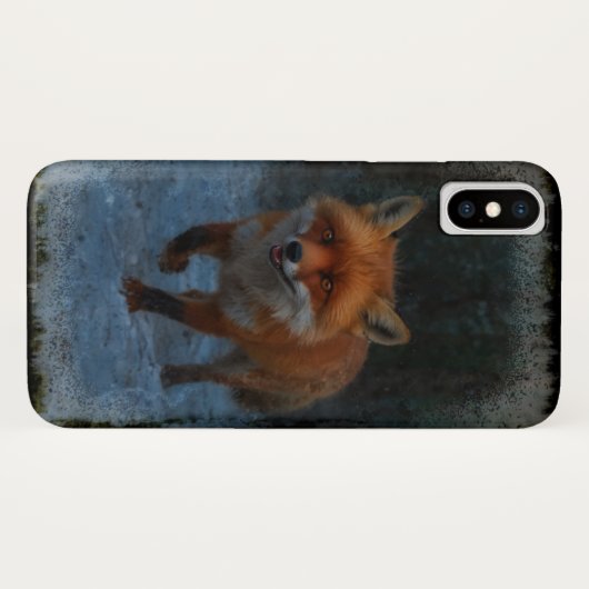 Red Fox in Winter Case-Mate iPhone Case (Achterkant (horizontaal))
