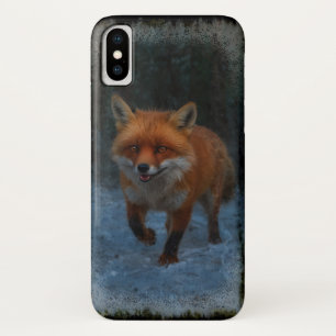 Red Fox in Winter Case-Mate iPhone Case