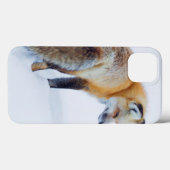 Red Fox in Winter Case-Mate iPhone Case (Achterkant (horizontaal))