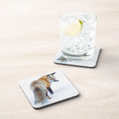 Red Fox in Winter Onderzetter (Rechterzijde)