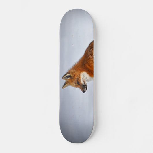 Red Fox in Winter Snow Persoonlijk Skateboard (Voorkant)