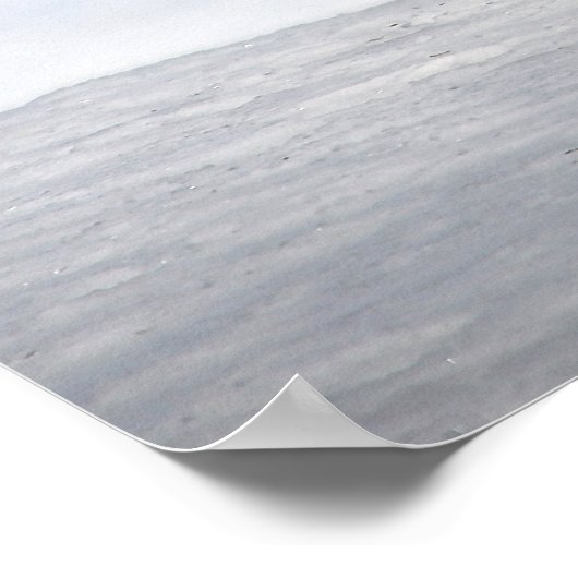 Red Fox in Winter Snow Poster (Hoek)