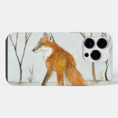 Red Fox iPhone Hoesje (Achterkant horizontaal)