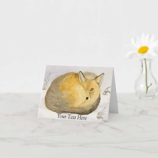 Red Fox Kaart (Kleine Plant)