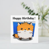 Red Fox Kaart (Staand voorkant)