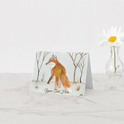 Red Fox Kaart (Kleine Plant)