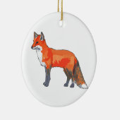 Red Fox Keramisch Ornament (Rechts)