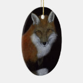 Red Fox Keramisch Ornament (Rechts)