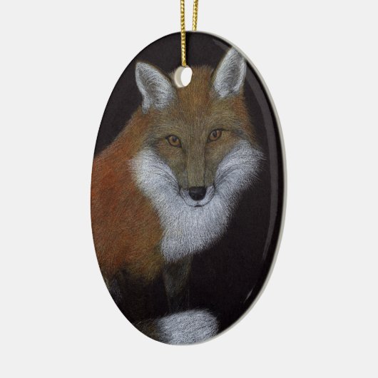 Red Fox Keramisch Ornament (Links)