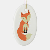 Red Fox Keramisch Ornament (Rechts)