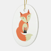 Red Fox Keramisch Ornament (Links)