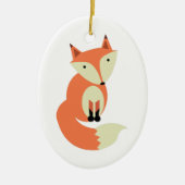 Red Fox Keramisch Ornament (Voorkant)