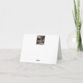 Red Fox Kerstmis Kaart (Achterkant)