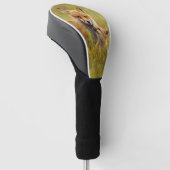 Red Fox Kit die naar Momma kijkt Golfheadcover (Schuin)