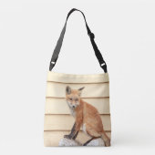 Red Fox Kit in de Hudson-vallei Crossbody Tas (Achterkant)