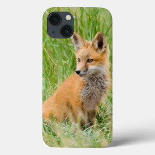 Red Fox Kit in gras nabij den den Case-Mate iPhone Case