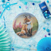 Red Fox Kit & Muispapier bord (Feest)