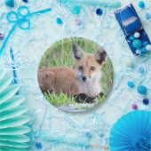 Red Fox Kit Papieren Bordje (Feest)