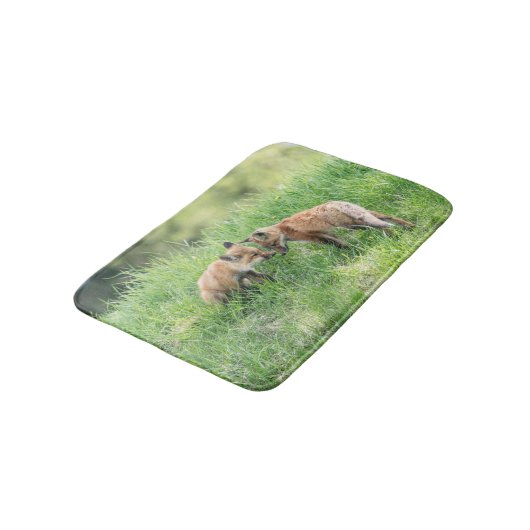 Red Fox Kits Badmat (Gekanteld)