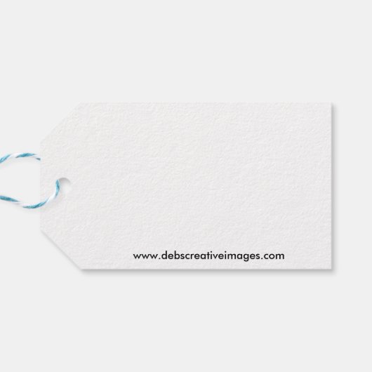 Red Fox Kits Cadeaulabel (Achterkant Horizontaal)
