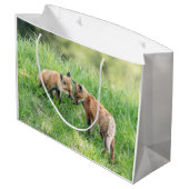 Red Fox Kits Large Cadeautasje (Achterkant Gekanteld)
