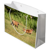 Red Fox Kits Speling Groot Cadeauzakje (Achterkant Gekanteld)