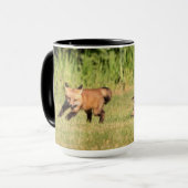 Red Fox Kits Speling Mok (Voorkant links)