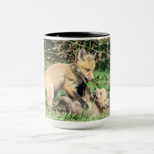 Red Fox Kits Speling Mok (Midden)