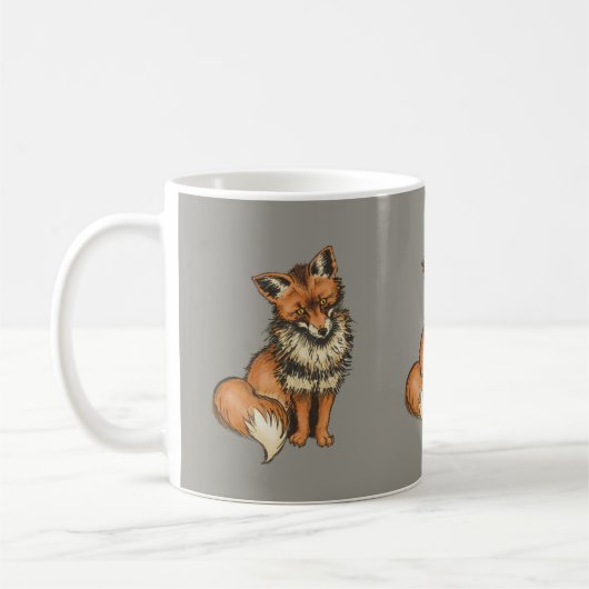 Red Fox Koffiemok (Links)