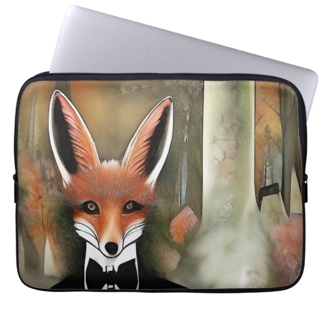 Red Fox Laptop Sleeve (Voorkant)
