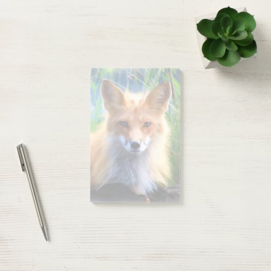 Red Fox Laying in het Grass Wildlife Afbeelding Post-it® Notes (Kantoor)