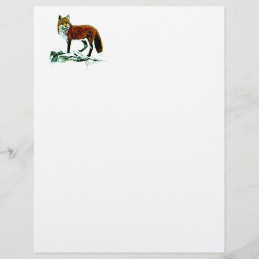Red Fox Letterhead (Voorkant)