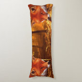 Red Fox Lichaamskussen (Voorkant Verticaal)