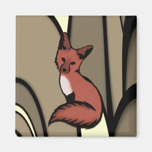 Red Fox Magneet