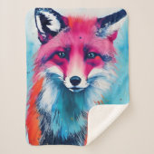 Red Fox Magnet Sherpa Deken (Voorkant)