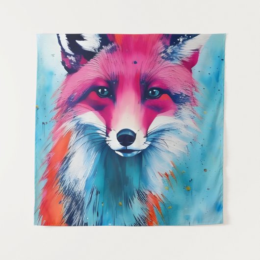 Red Fox Magnet Wandkleed (Voorkant)